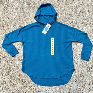 NWT Chaser Thermal Waffle Knit Hoodie Size S